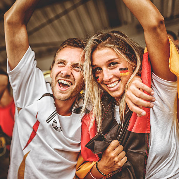 istock deutsch supporter at the soccer stadium 500828431
