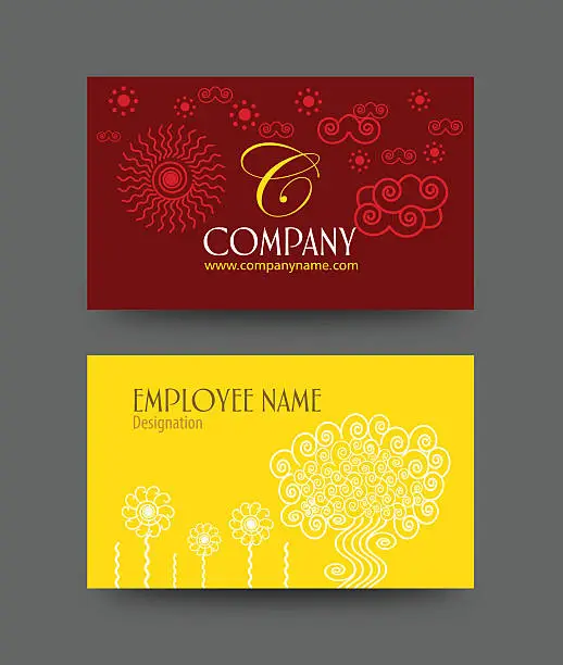 Vector illustration of Business Card Design