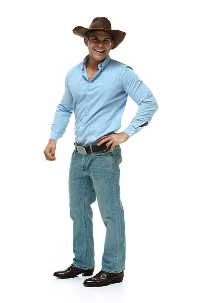 istock Cheerful cowboy looking at camera 500829181