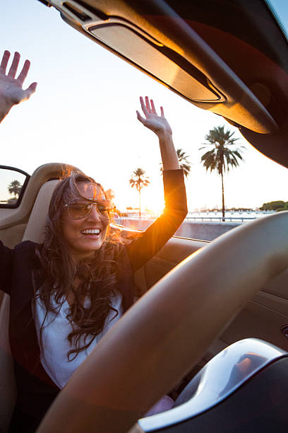 istock Having fun in my sports car. 500831073