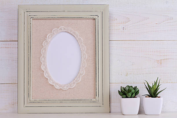 istock Rustic or vintage style fame. Scandinavian or  shabby chic style. 500832796