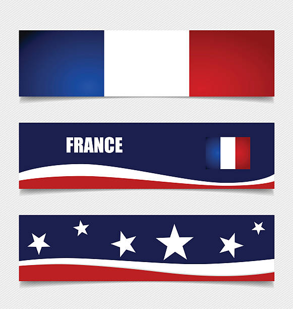 France, Flags concept design. Vector illustration. France, Flags concept design. Vector illustration. football2014 stock illustrations