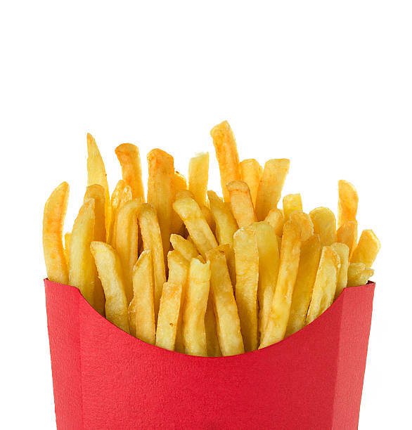 istock French fries isolated on white background 500833417