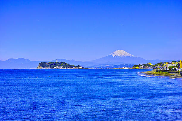 istock Mt.Fuji and Enoshima 500833787