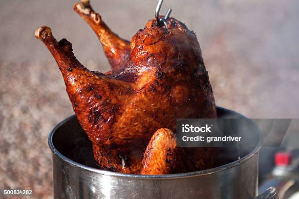 Deep Fried Turkey Stock Photo - Download Image Now - Turkey Meat, Deep Fried, Fried