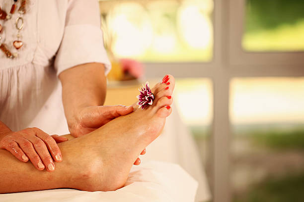 istock Foot massage in the Spa 500835757
