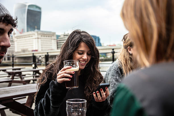 istock Hanging out with a fresh beer in a London Pub 500837288