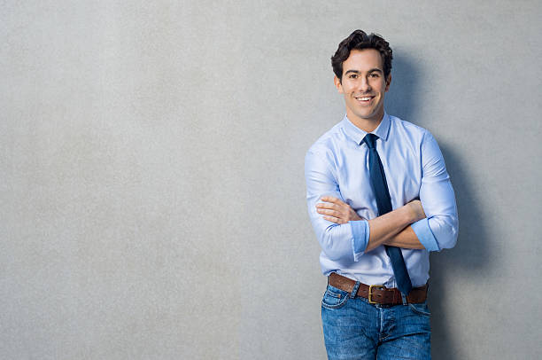 istock Happy satisfied businessman 500839338