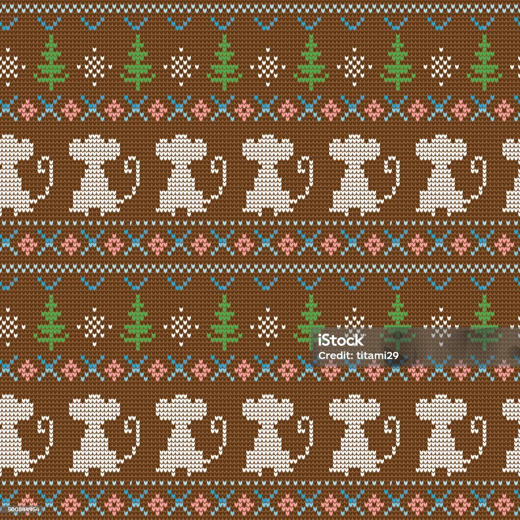 Knit Pattern Stock Knitting Pattern Stock Illustration - Download Image Now - 2016, Animal ...