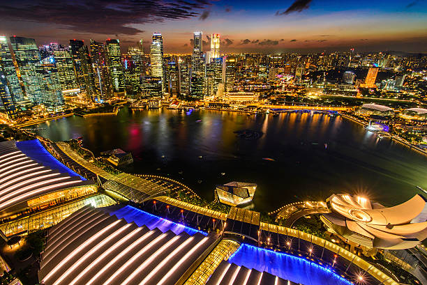 istock Singapore from Sky Park, Marina Bay Sand 500847409