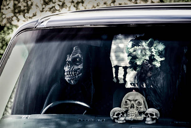 istock the grim reaper, in the reaper wagon 500847593