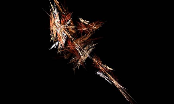istock Digital Fractal on Black 500849505