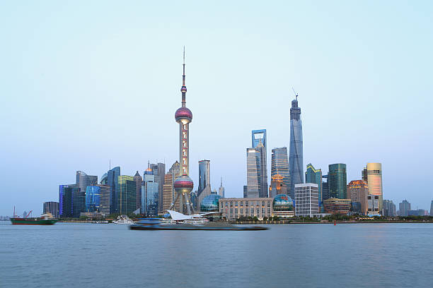 istock Shanghai pudong lujiazui night scene 500850059