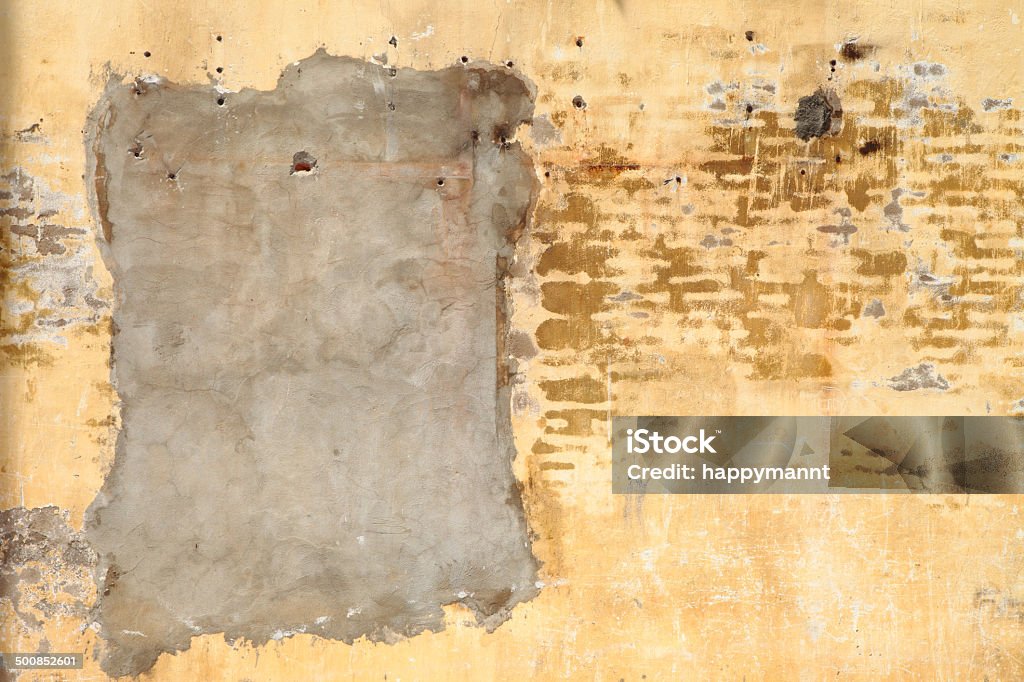 Old wall with plaster crashed texture Abstract Stock Photo