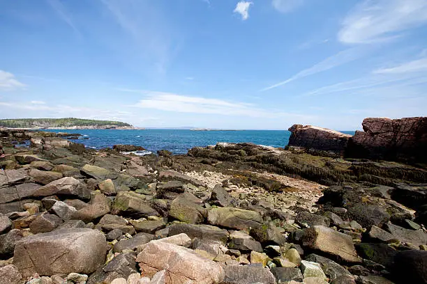 Photo of Thunder hole in Acadia National Park at Maine