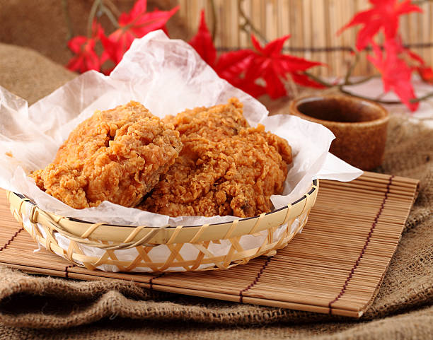 fried chicken in breast.