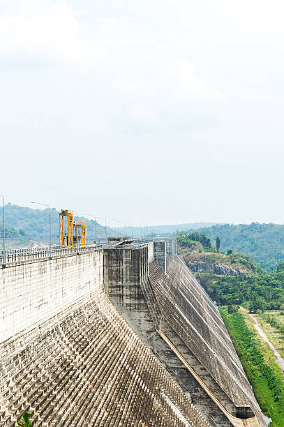 Khundanprakanchon dam, Nakhon Nayok, Thailand stock photo