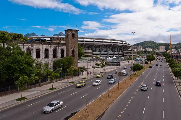 Maracana stadium in Rio de Janeiro, Brazil.