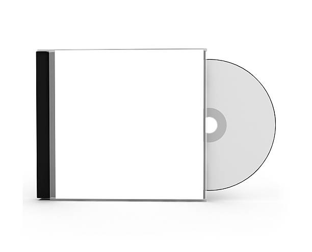 cd ボックスにディスクに白背景 - dvd stack cd movie ストックフォトと画像