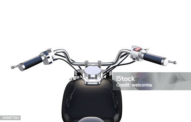 Motorcycle Bar Isolated Stock Photo - Download Image Now - Cut Out, Motorcycle, Adventure