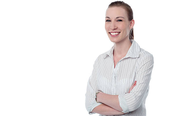 istock Confident businesswoman with folded arms 500872229
