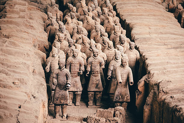istock Terracotta Warriors in Xian, China 500873094