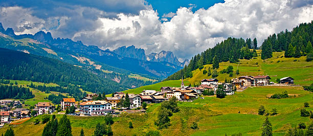 istock view over the meadows and agriculture in the dolomite alpes 500876842