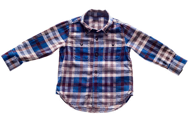 istock Plaid flannel shirt 500877402