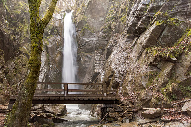 istock The beautiful Kameshnishki Waterfall in deep forest, Belasitsa Mountain 500880938