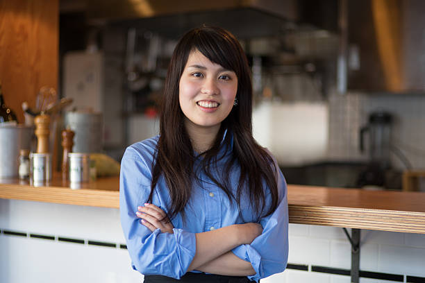 istock Working woman in cafe 500882394
