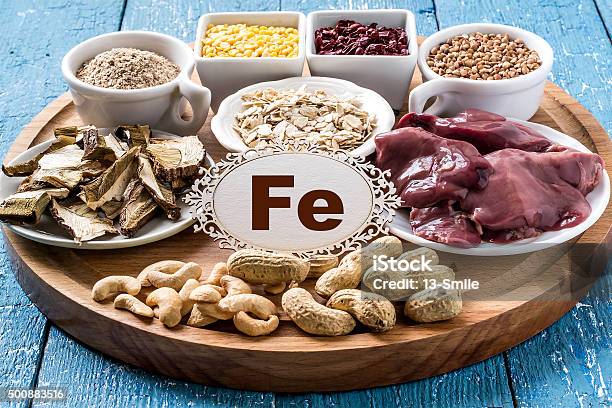 Products Containing Ferrum Stock Photo - Download Image Now - Assistance, Bran, Buckwheat
