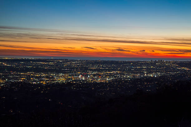 istock Los Angeles - Hollywood and Westside at Dusk 500884121