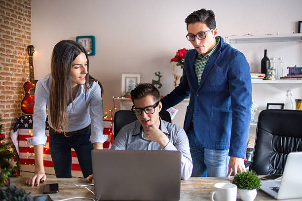 istock Small business team brainstorming 500884142