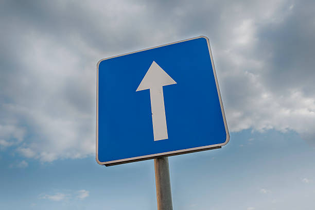 istock road traffic sign way up 500884236