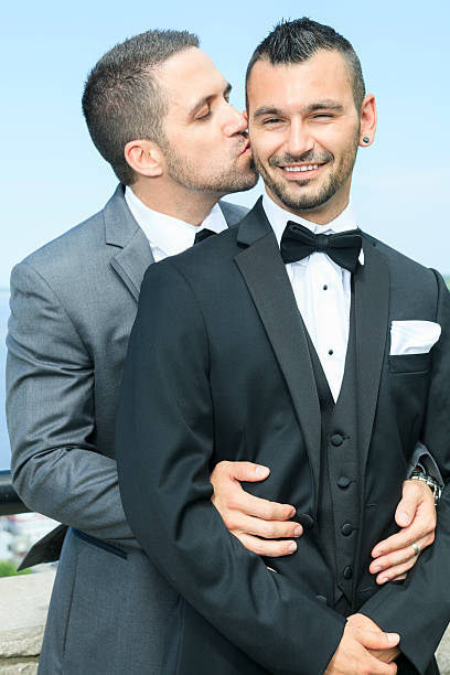 istock Gay Wedding - Kiss Portrait 500886443