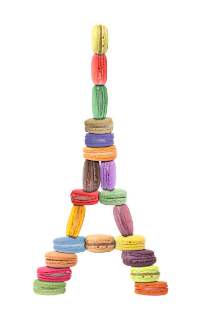 Macarons Eiffel Wieża – zdjęcie