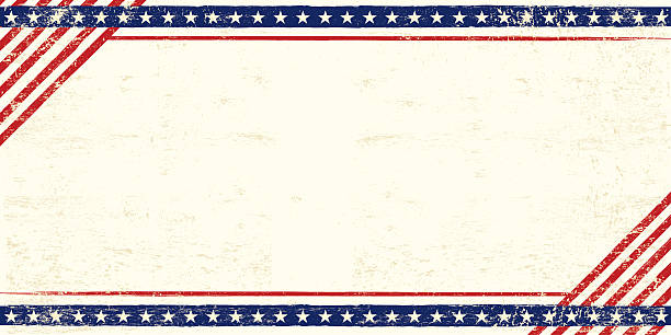 칠레식 그런지 우편엽서 - american flag backgrounds patriotism flag stock illustrations