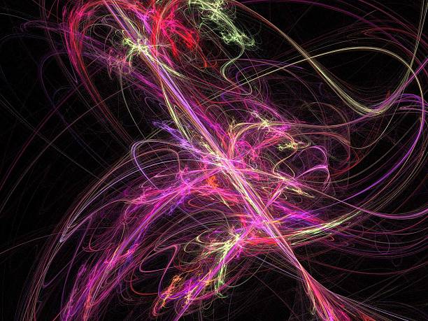 istock Digital Fractal on Black 500889803