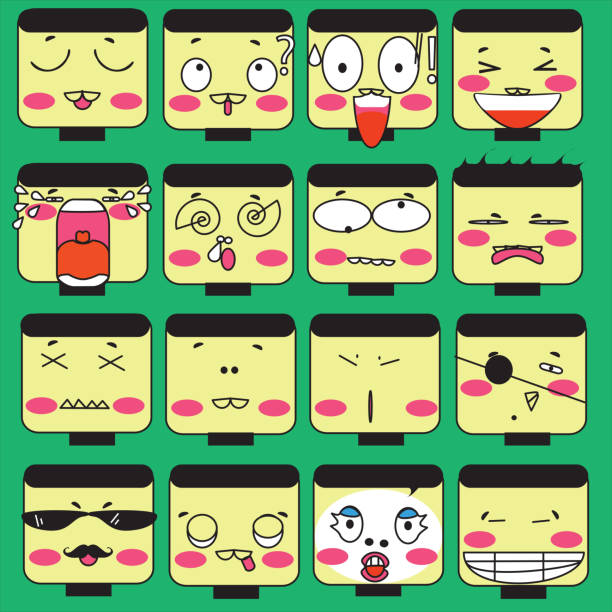 ilustrações de stock, clip art, desenhos animados e ícones de emoção - sadness depression smiley face happiness