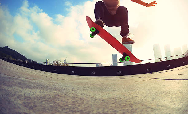 istock skateboarder skateboarding at  city 500897354