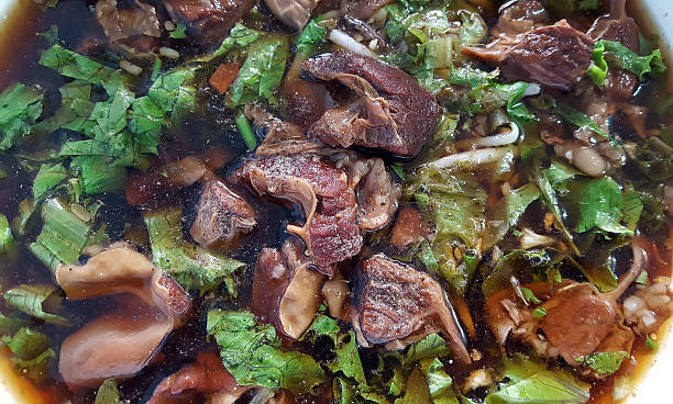 istock Close up a stewed pork with chines herbs, Thailand 500901050