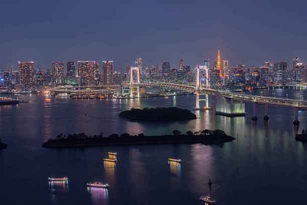 istock Tokyo Bay at Rainbow Bridge 500902030