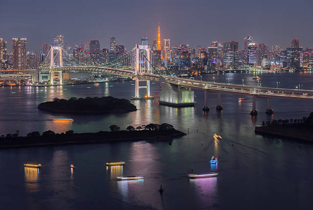 istock Tokyo Bay at Rainbow Bridge 500902164