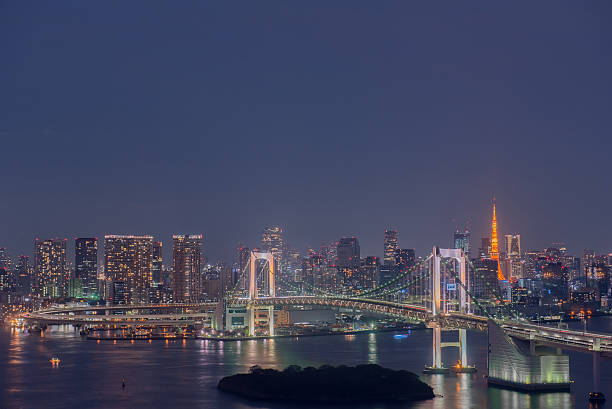 istock Tokyo Bay at Rainbow Bridge 500902232