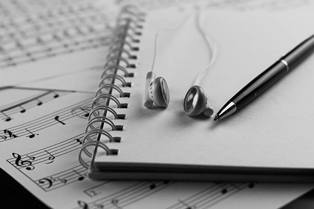 istock Sheet music with a number of accessories 500903042