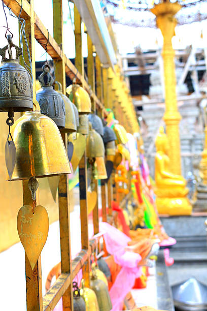 istock colorful gold bell buddhism 500904468