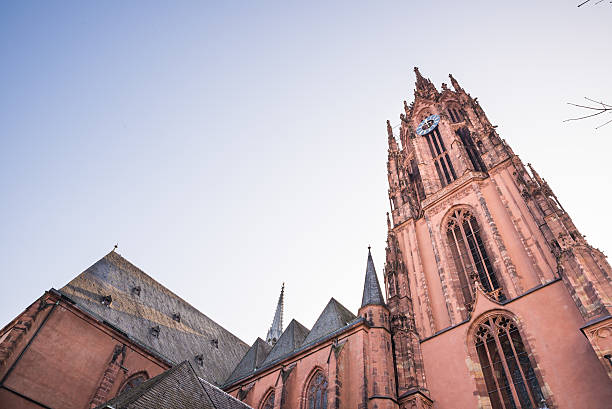 istock The Frankfurt Cathedral from bottom to top view 500904632