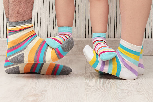 istock family in socks 500905223