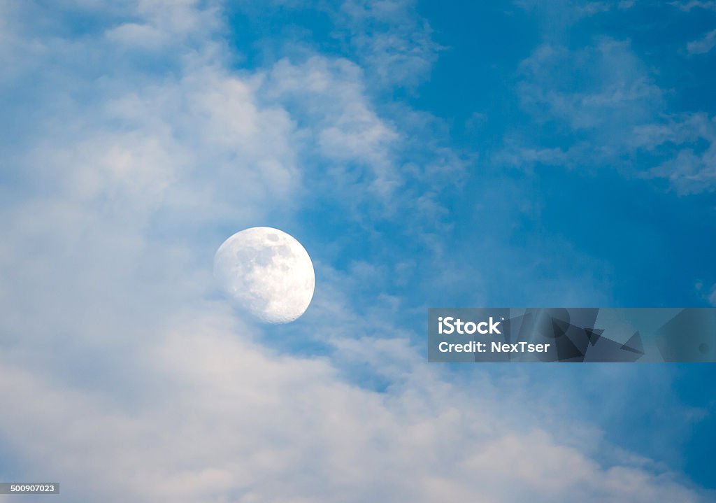 Luna - Foto stock royalty-free di Giorno