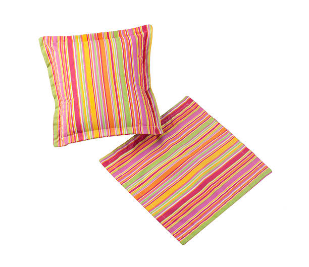 istock Colorful stripes cushion pillow and case isolated 500907565